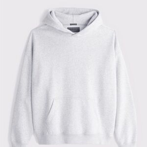 Abercrombie & Fitch Light Gray Hoodie